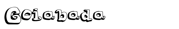 Goiabada font