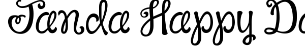 Janda Happy Day font