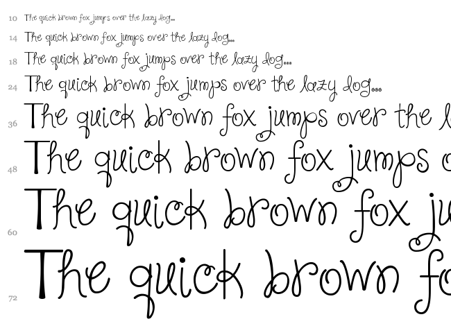 Janda Shine Your Light On Us font waterfall