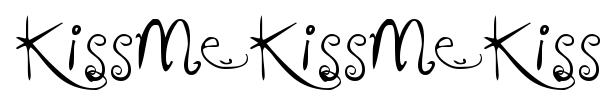 KissMeKissMeKissMe font