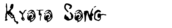 Kyoto Song font
