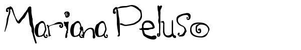 Mariana Peluso font