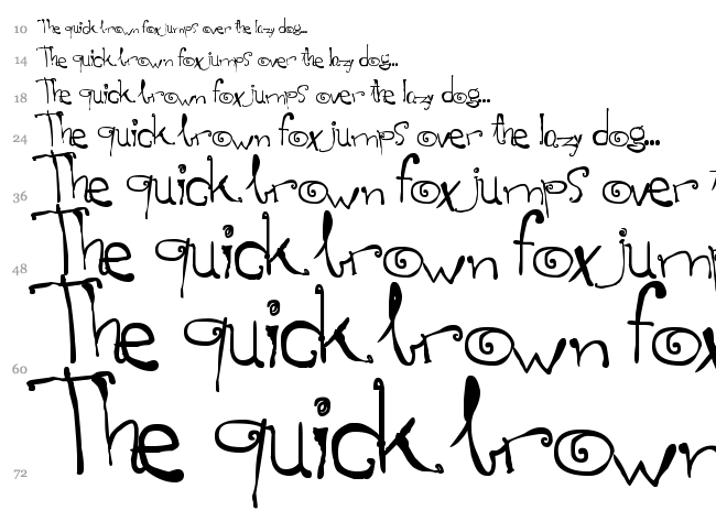 Mariana Peluso font waterfall