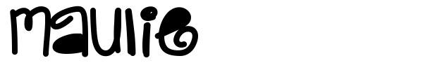Maulie font
