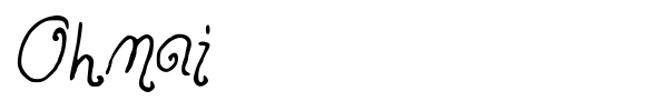 Ohmai font