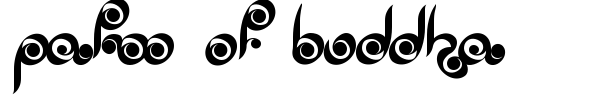 Palm of Buddha font
