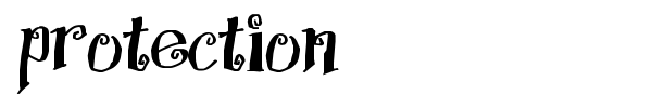 Protection font