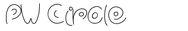 PW Circle font