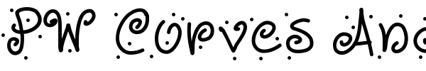 PW Curves And Dots font