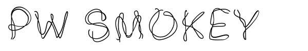 PW Smokey font