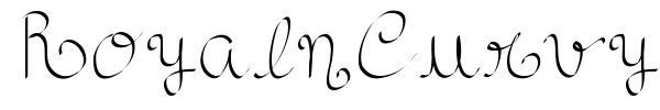 RoyalnCurvy font preview