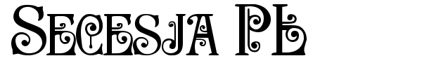 Secesja PL font