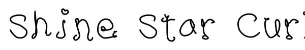 Shine Star Curls MS font