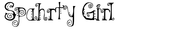 Spahrty Girl font