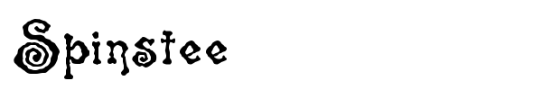 Spinstee font