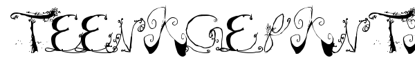 Teenage Fantasy Romance Novel font