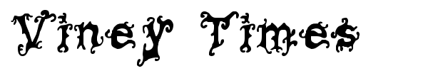 Viney Times font
