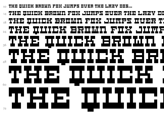 5Carnival font waterfall