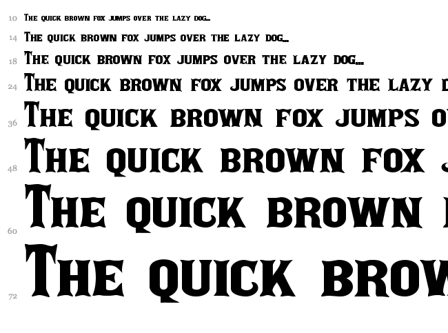 akaPosse font waterfall