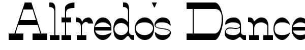 Alfredo's Dance font