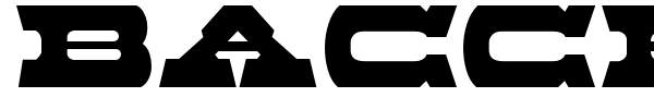 Baccer font