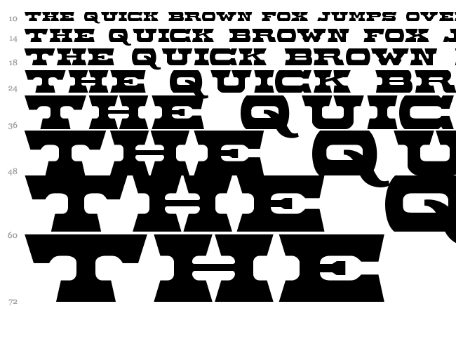 Baccer font waterfall