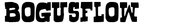 Bogusflow font