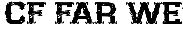 CF Far West font