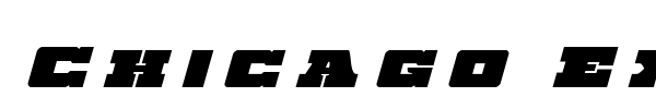 Chicago Express font