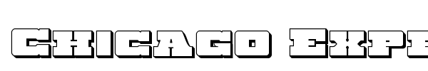 Chicago Express font preview