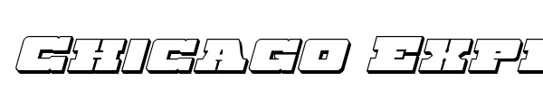 Chicago Express font preview