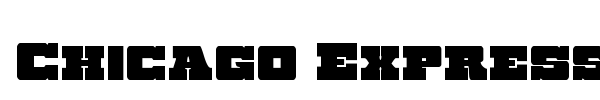 Chicago Express font preview