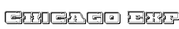 Chicago Express font preview