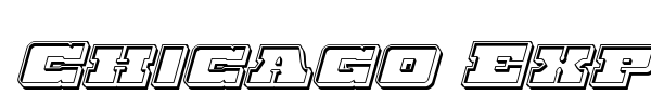 Chicago Express font preview