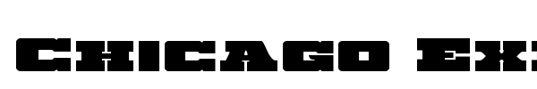 Chicago Express font preview