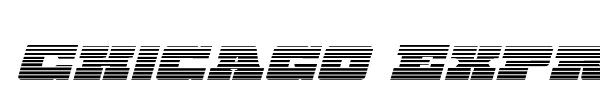 Chicago Express font preview
