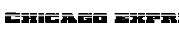 Chicago Express font preview