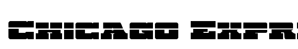 Chicago Express font preview