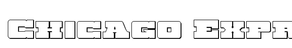 Chicago Express font preview