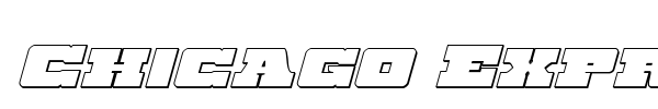Chicago Express font preview
