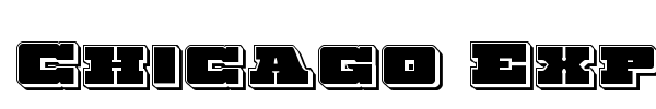 Chicago Express font preview