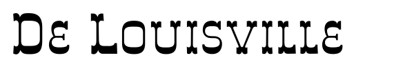 De Louisville font