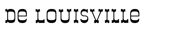 De Louisville font preview