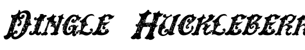 Dingle Huckleberry font preview