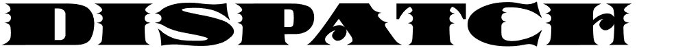 Dispatch Black font