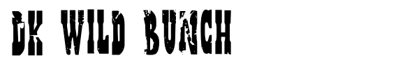 DK Wild Bunch font