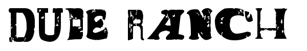 Dude Ranch font