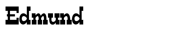 Edmund font