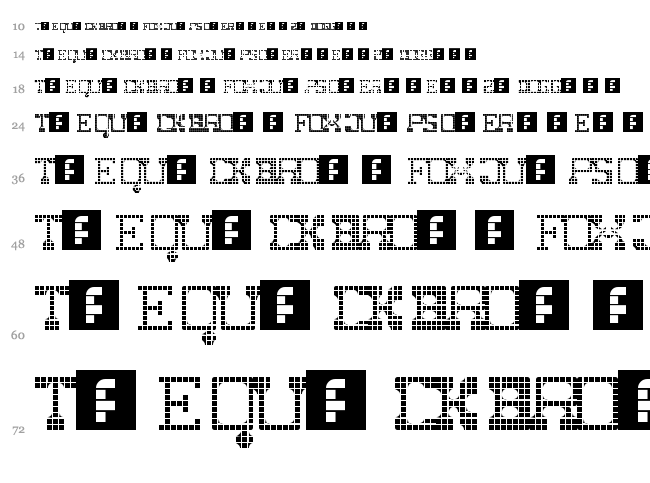 Fat Cowboy font waterfall
