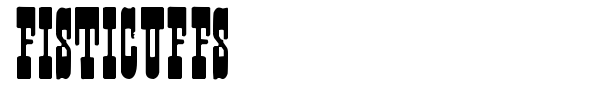Fisticuffs font